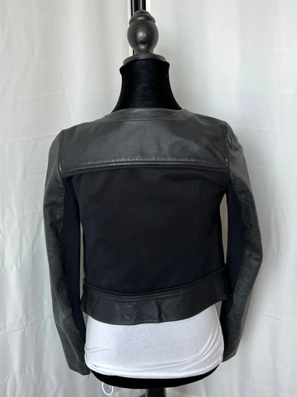Anthropologie Elevenses Fosters Moto Leather Jacket